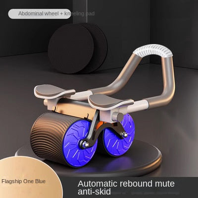 Elbow Support Ab Roller with Auto-Return Feature for Core Training, Abdominal Muscle Wheel for Fat Burning and Belly Slimming, Home Fitness Equipment