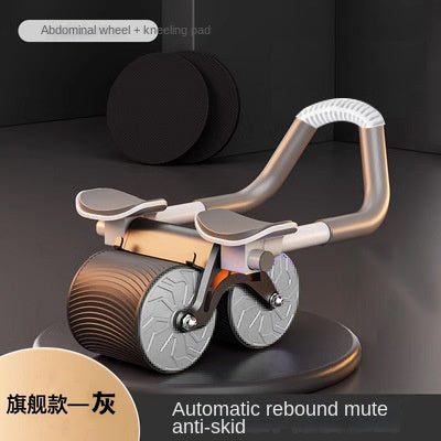 Elbow Support Ab Roller with Auto-Return Feature for Core Training, Abdominal Muscle Wheel for Fat Burning and Belly Slimming, Home Fitness Equipment